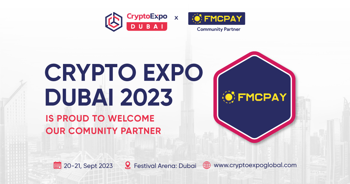 fmcpay announced as community partner for crypto expo dubai 2023