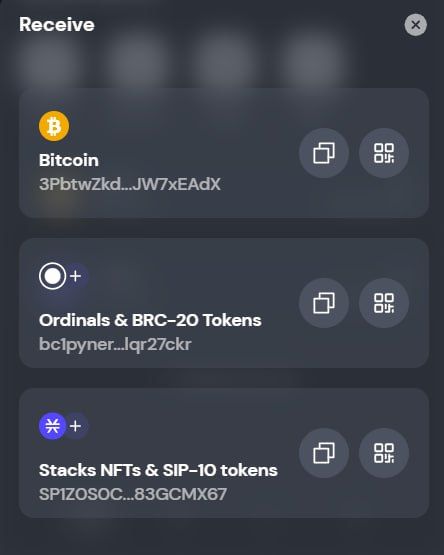 Wallet BTC Address