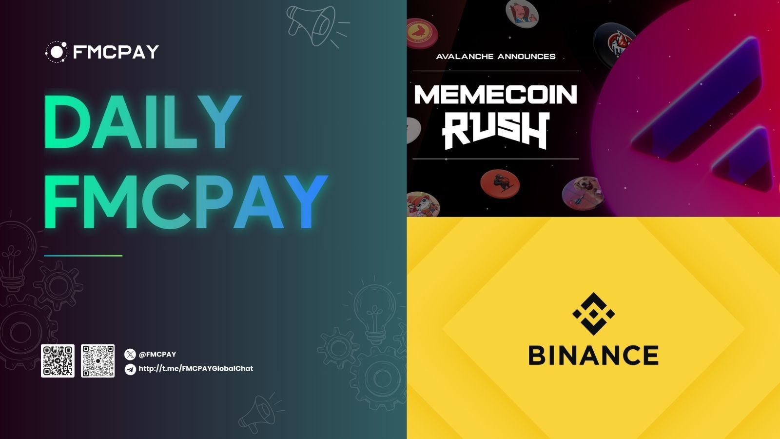 fmcpay avalanche foundation launches memecoin rush injecting 1m into ecosystem