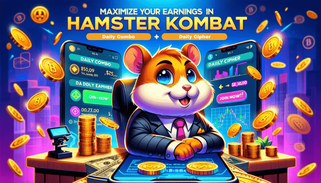 Tip to earn more coins in Hamster Kombat Daily Combo and Hamster Kombat Daily Cipher