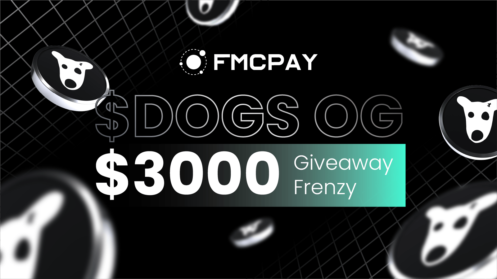 fmcpay unleash the crypto pup party 3000 dogs og giveaway frenzy