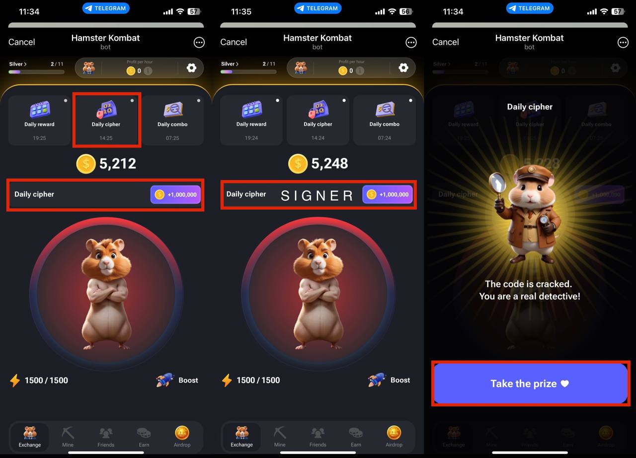 Hamster Kombat Daily Cipher for August 05: Keys for Earn 1 millions coins today 2 fmcpay hamster kombat daily cipher 05 august answer