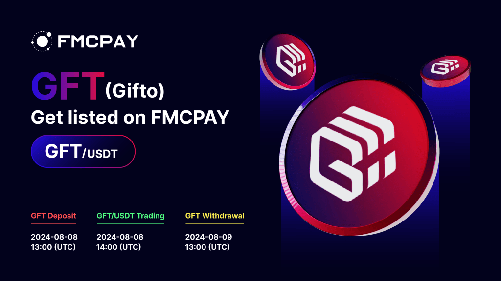 gifto gft is officially listed on fmcpay