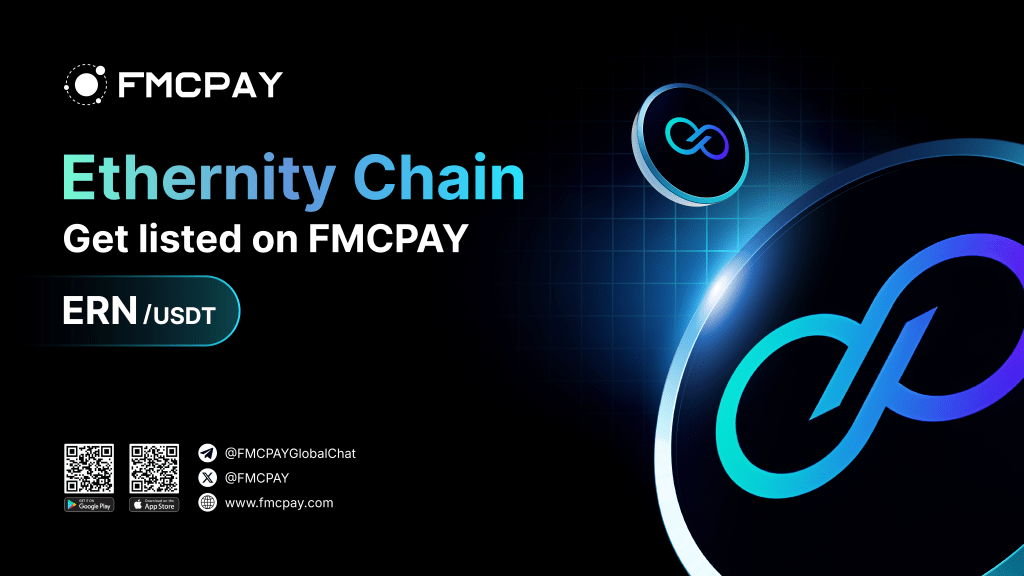 ethernity chain ern is officially listed on fmcpay 2